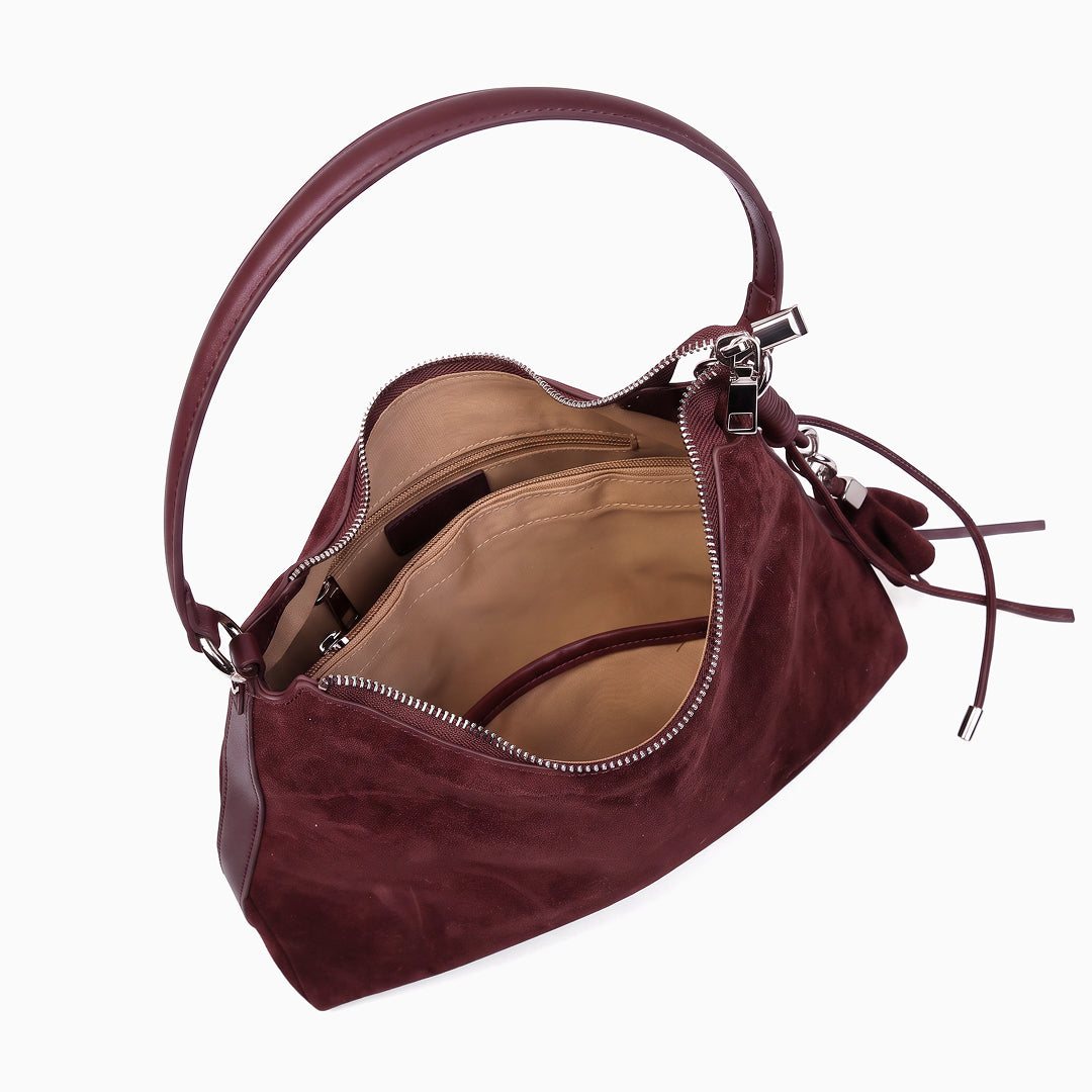 Daphne Suede Shoulder Bag