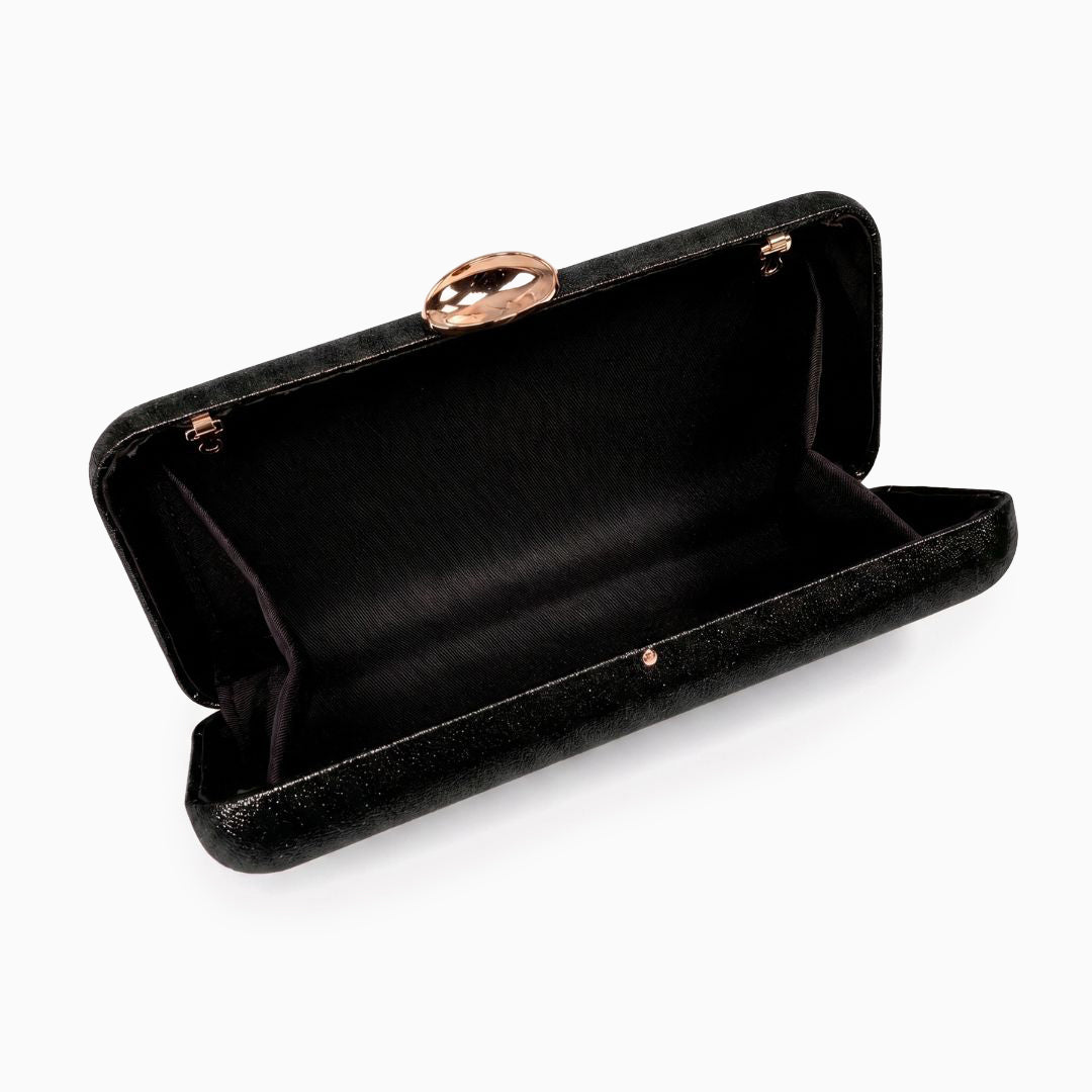 Kyline Metallic Box Clutch