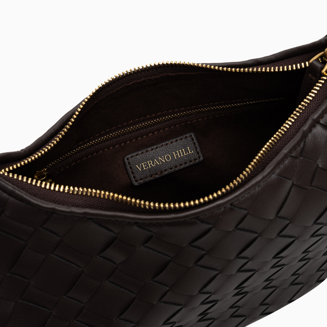 Elise Woven Shoulder Bag
