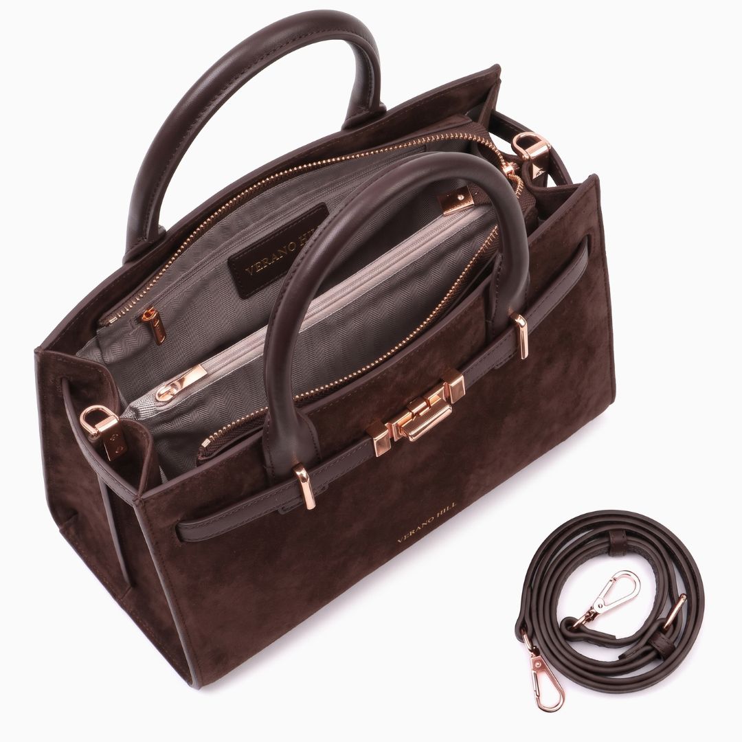 Mykonos Suede Handbag