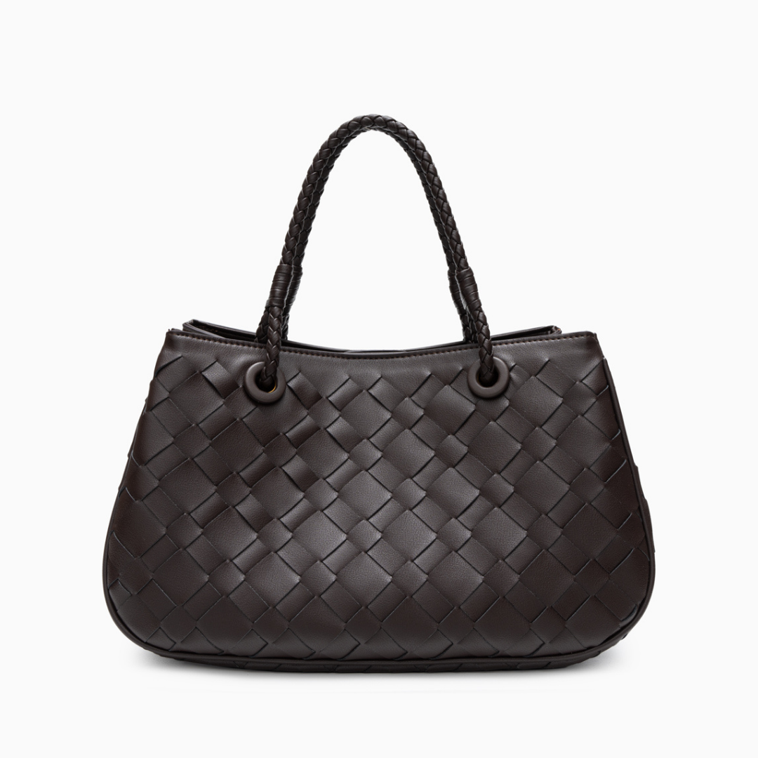 Noire Weave Shoulder Bag