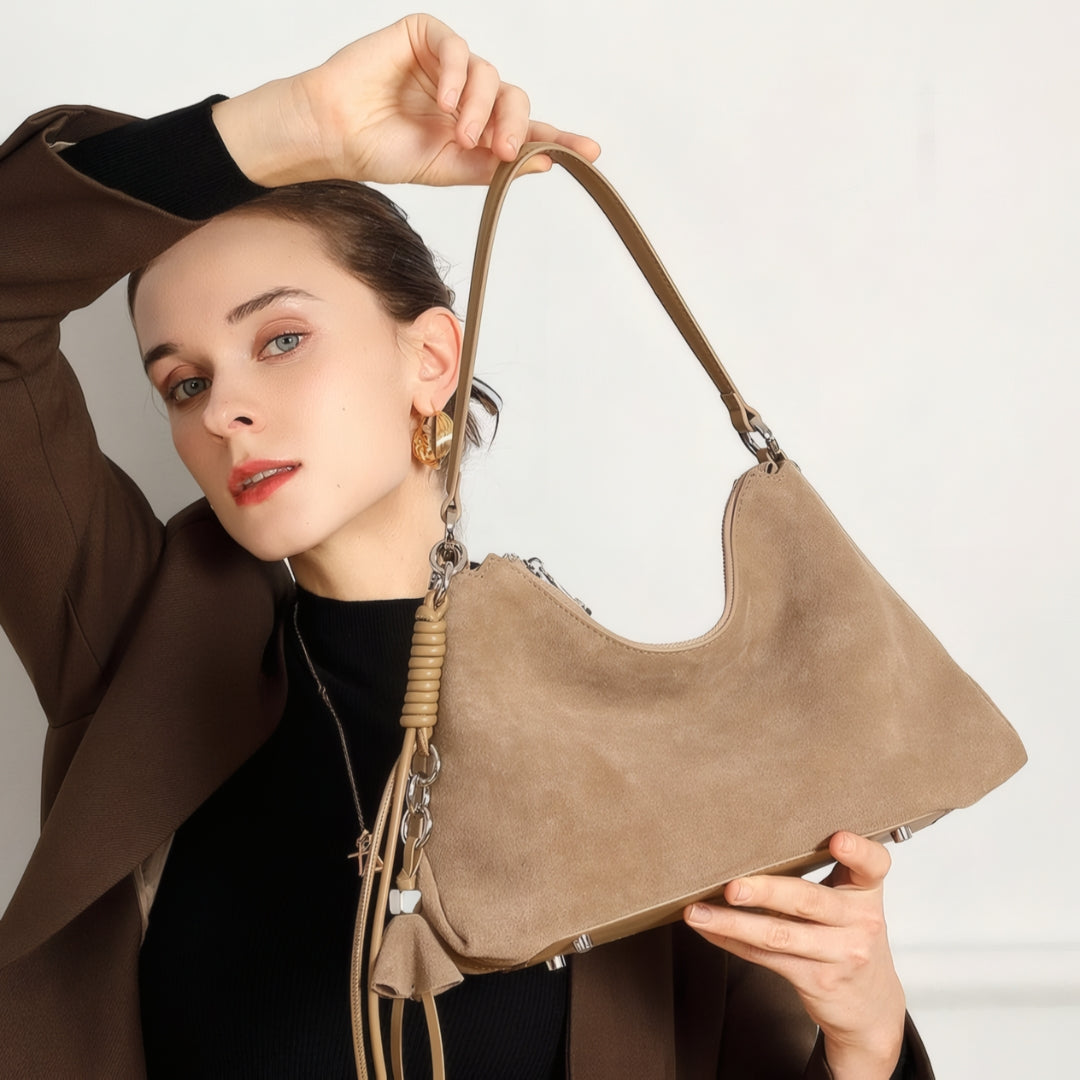 Sonoma Suede Shoulder Bag