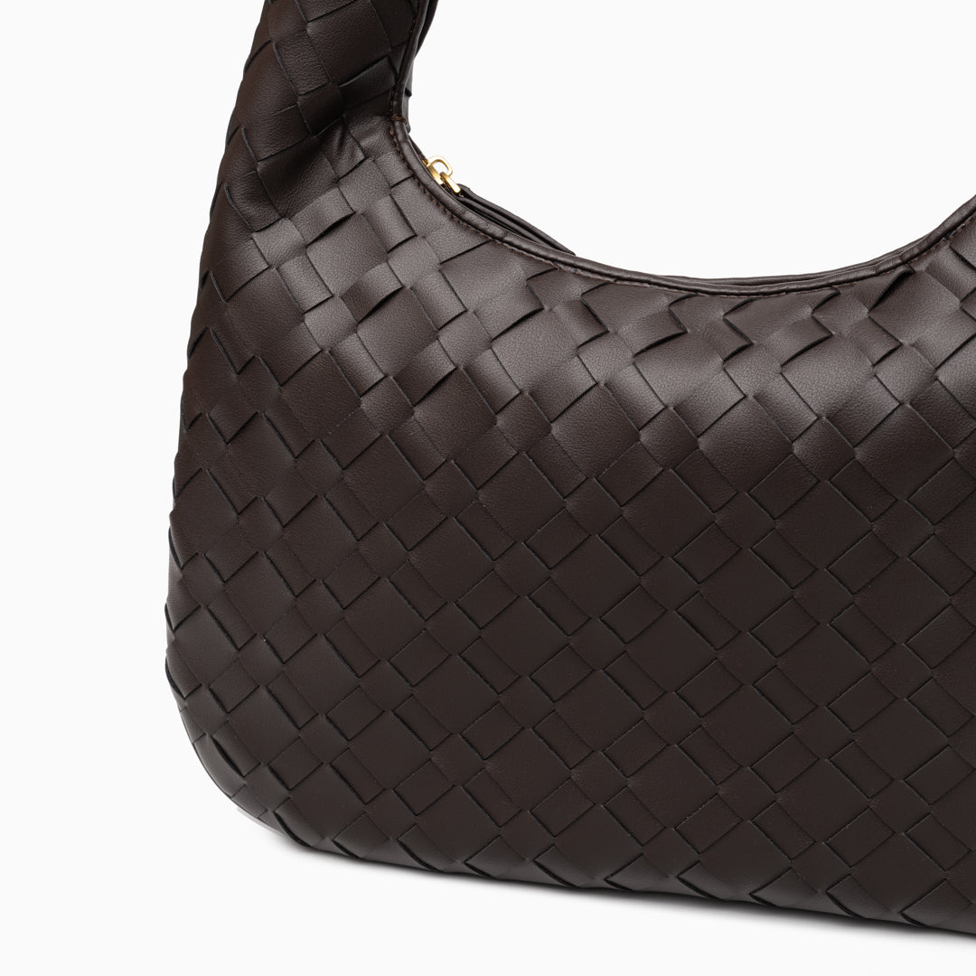 Elise Woven Shoulder Bag