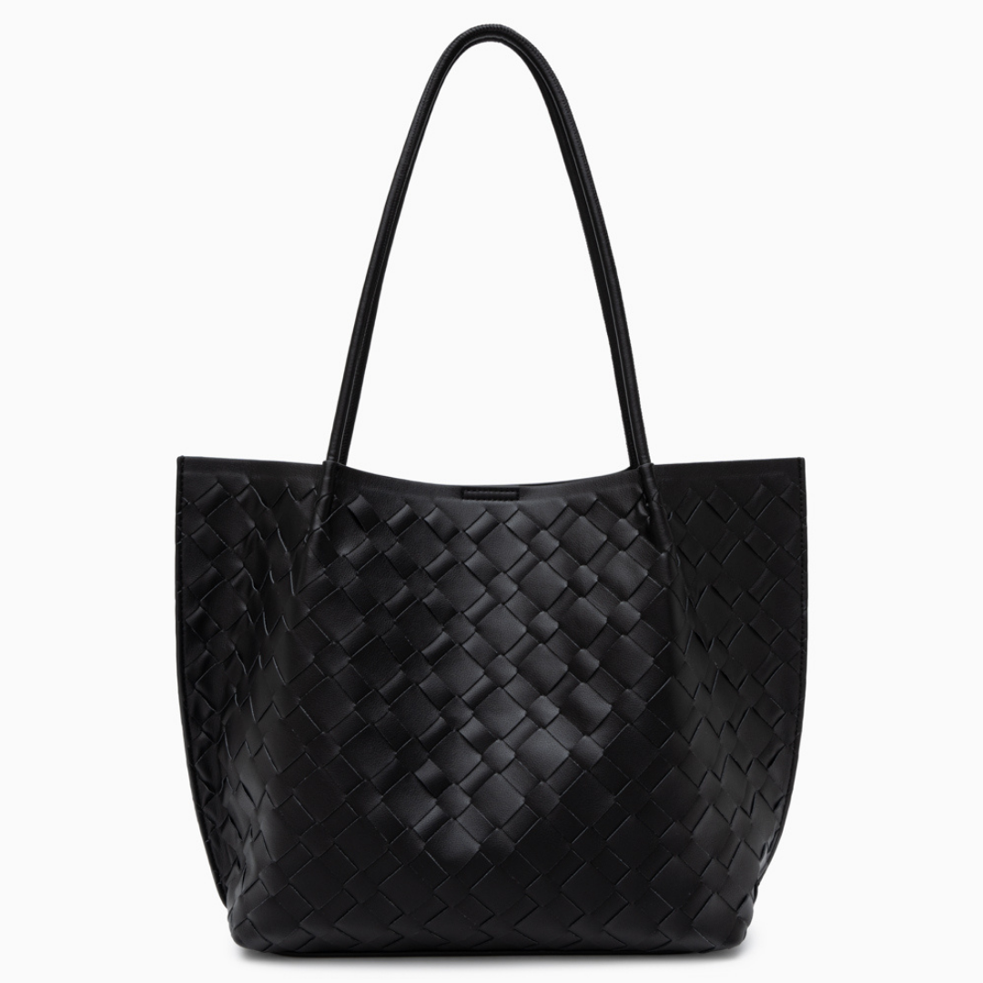 Mila Woven Shoulder Bag