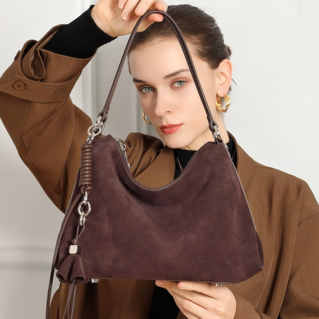 Sonoma Suede Shoulder Bag