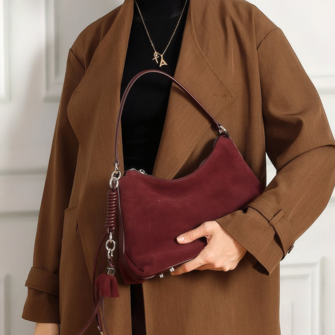 Sonoma Suede Shoulder Bag