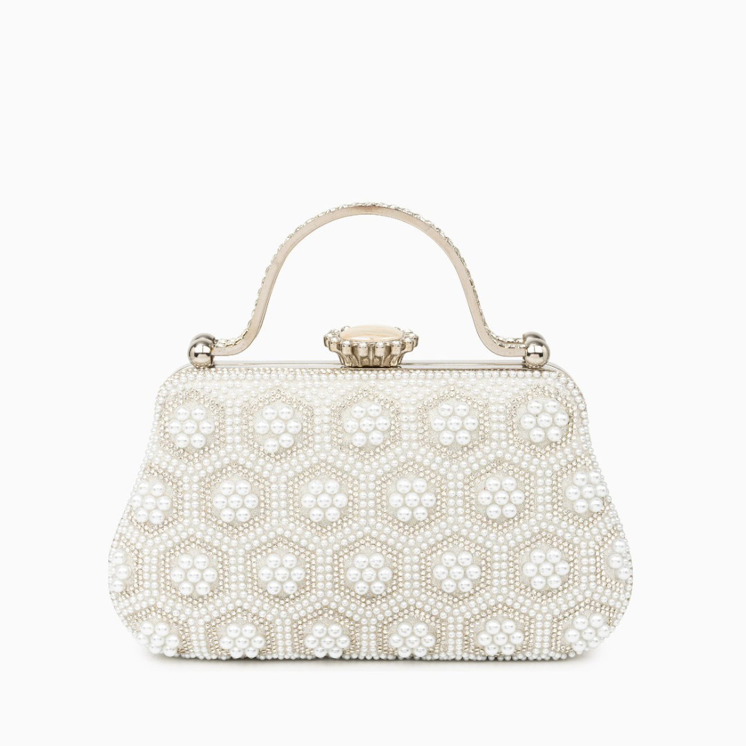Clarabelle Pearl Clutch Bag