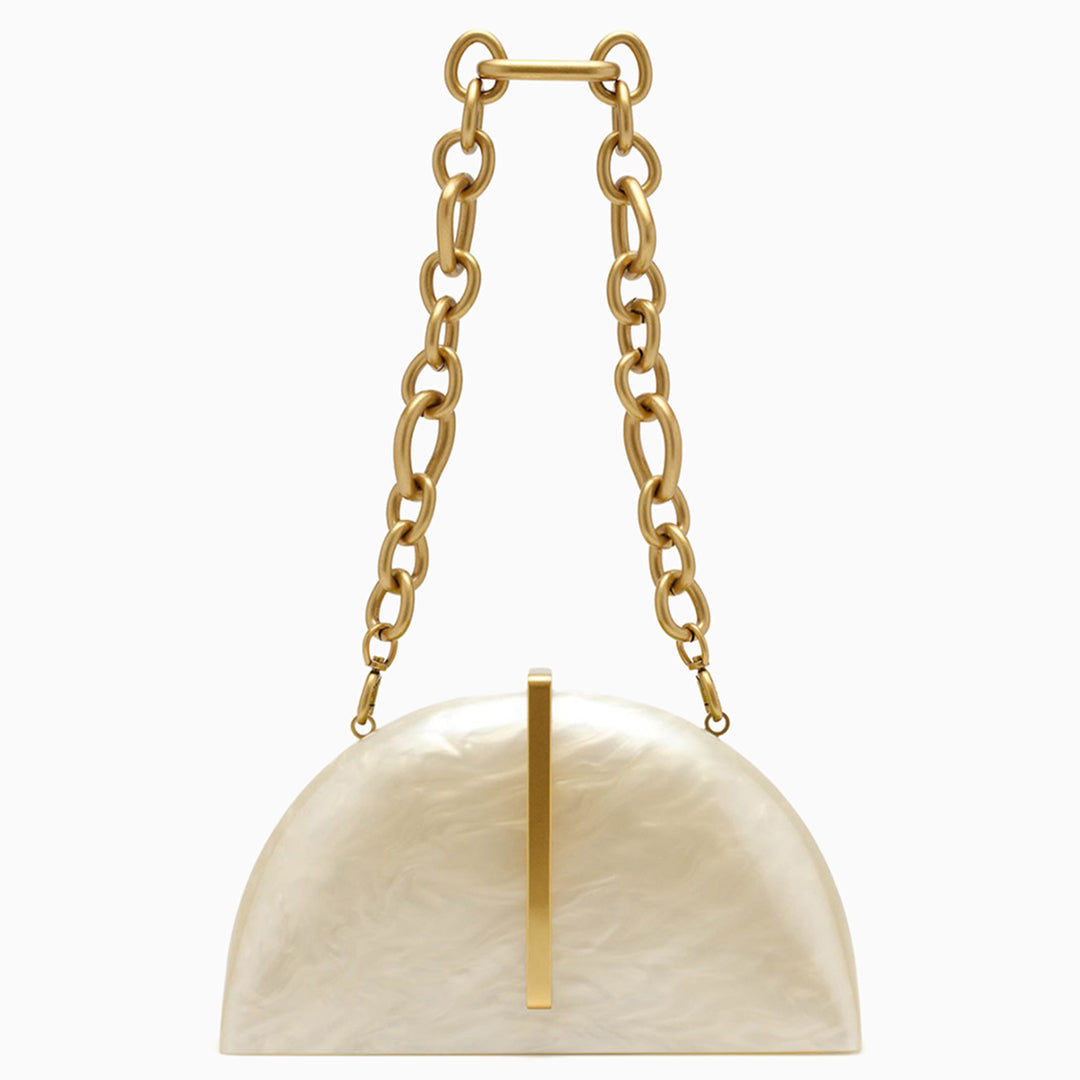 Anaïs Half-Moon Clutch