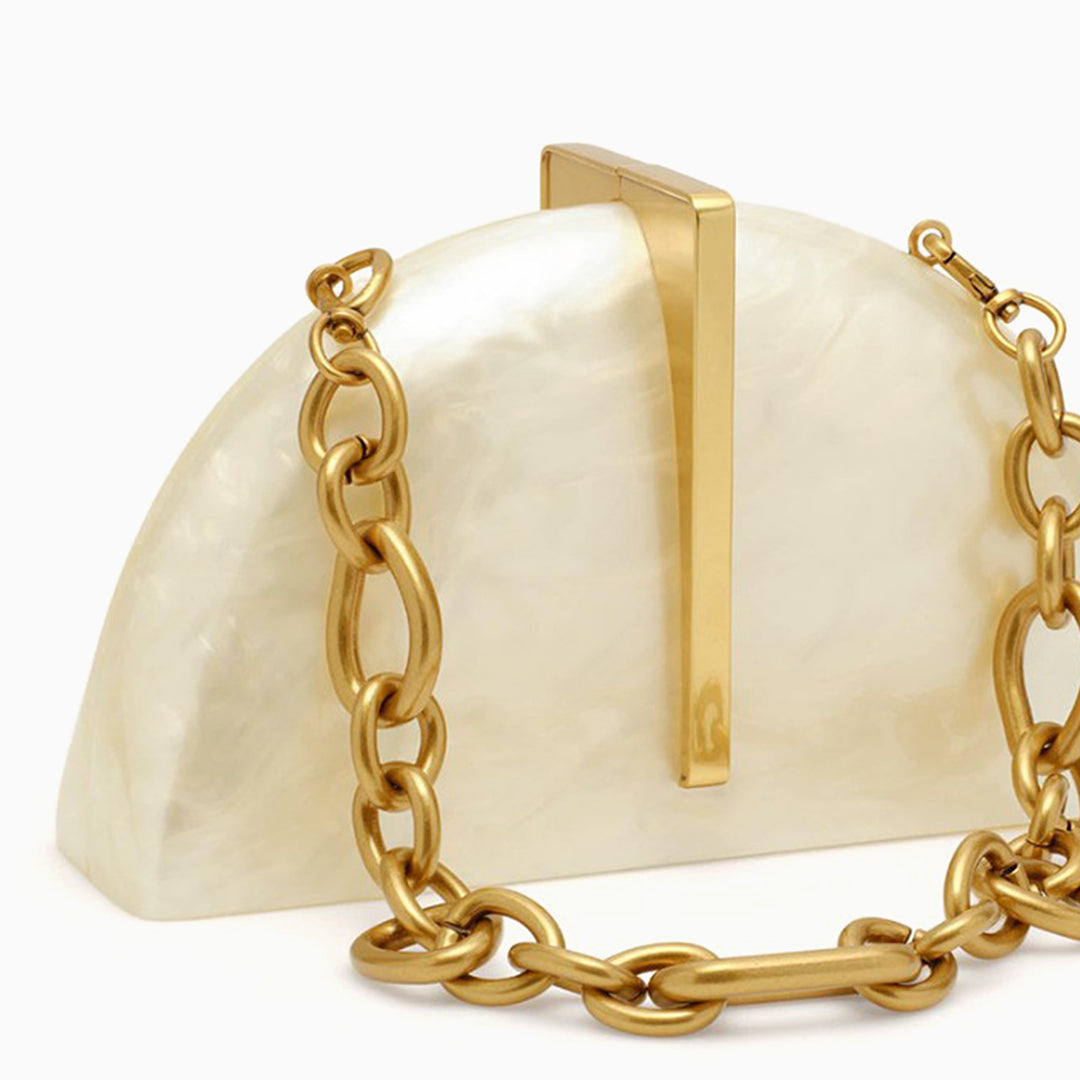 Anaïs Half-Moon Clutch