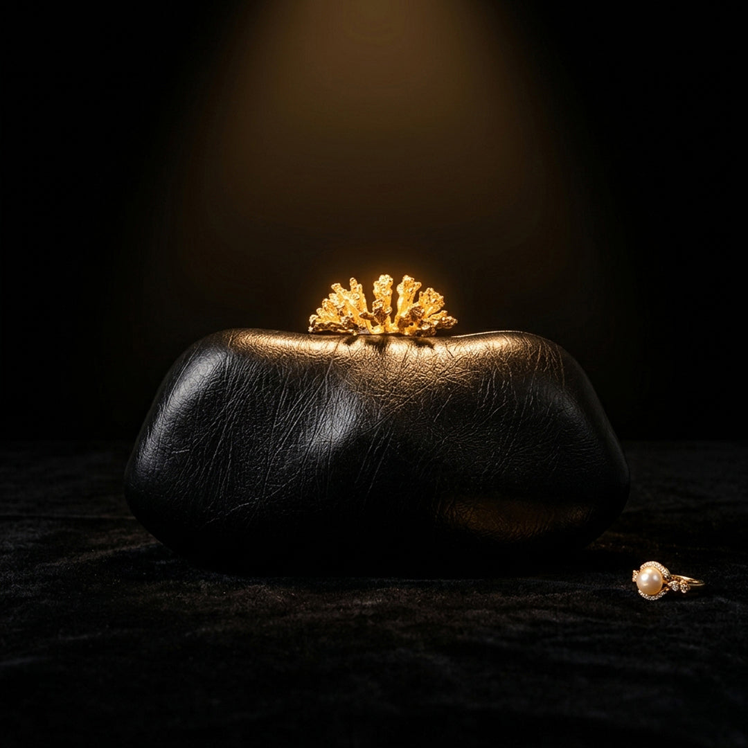 Coraline Sculpted Clutch