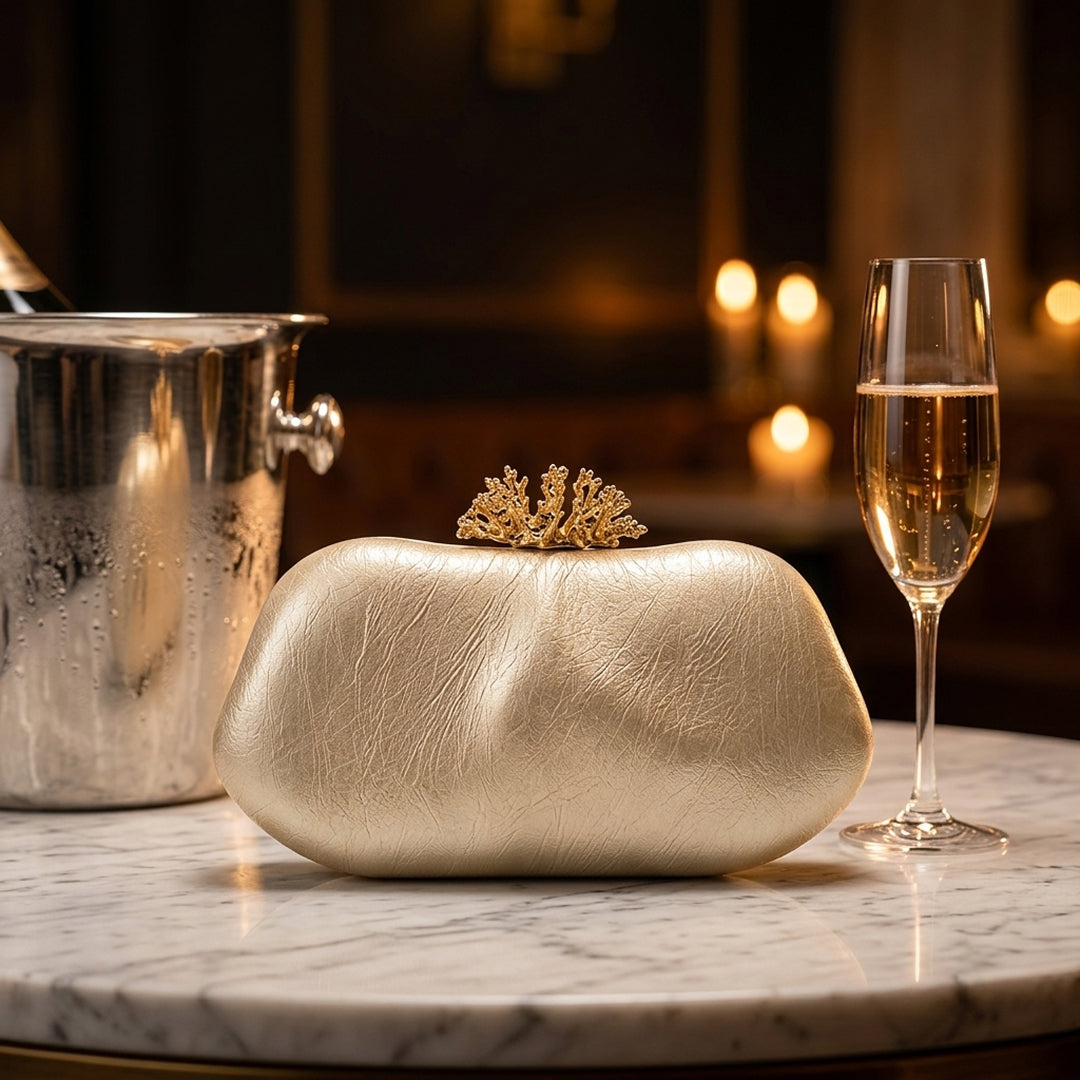 Coraline Sculpted Clutch