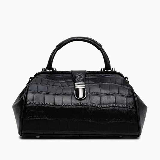 Elena Crocodile Handbag