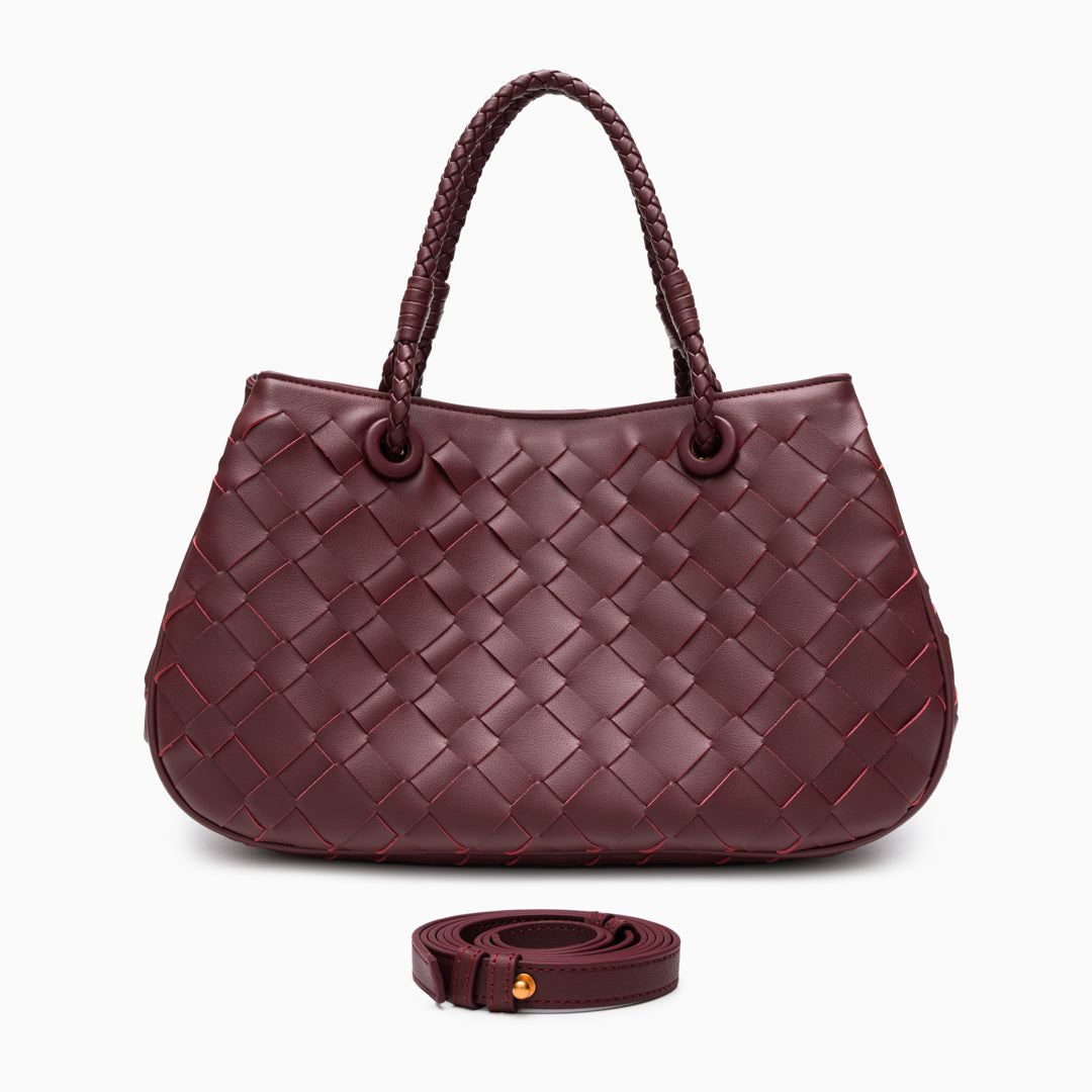 Noire Weave Shoulder Bag
