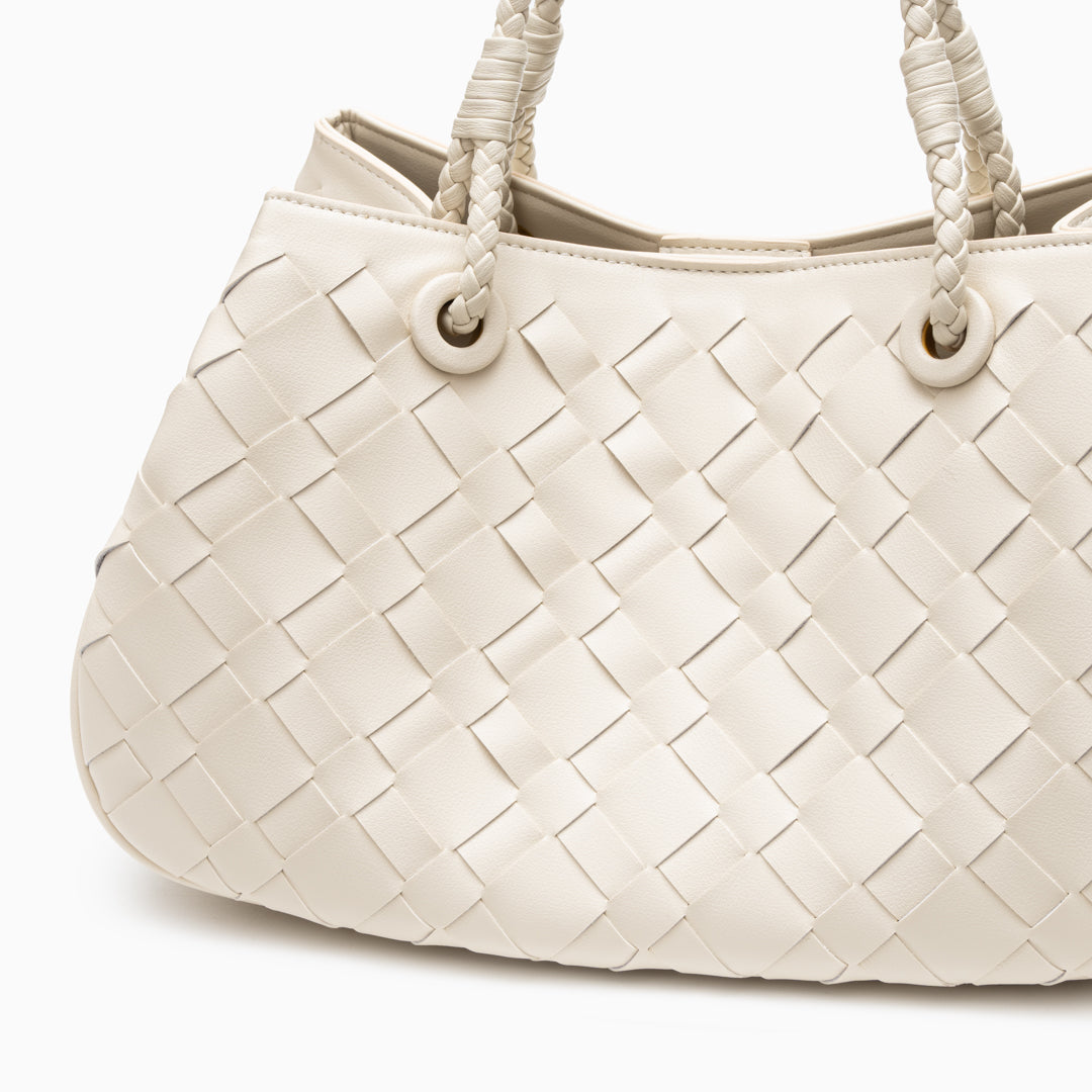 Noire Weave Shoulder Bag
