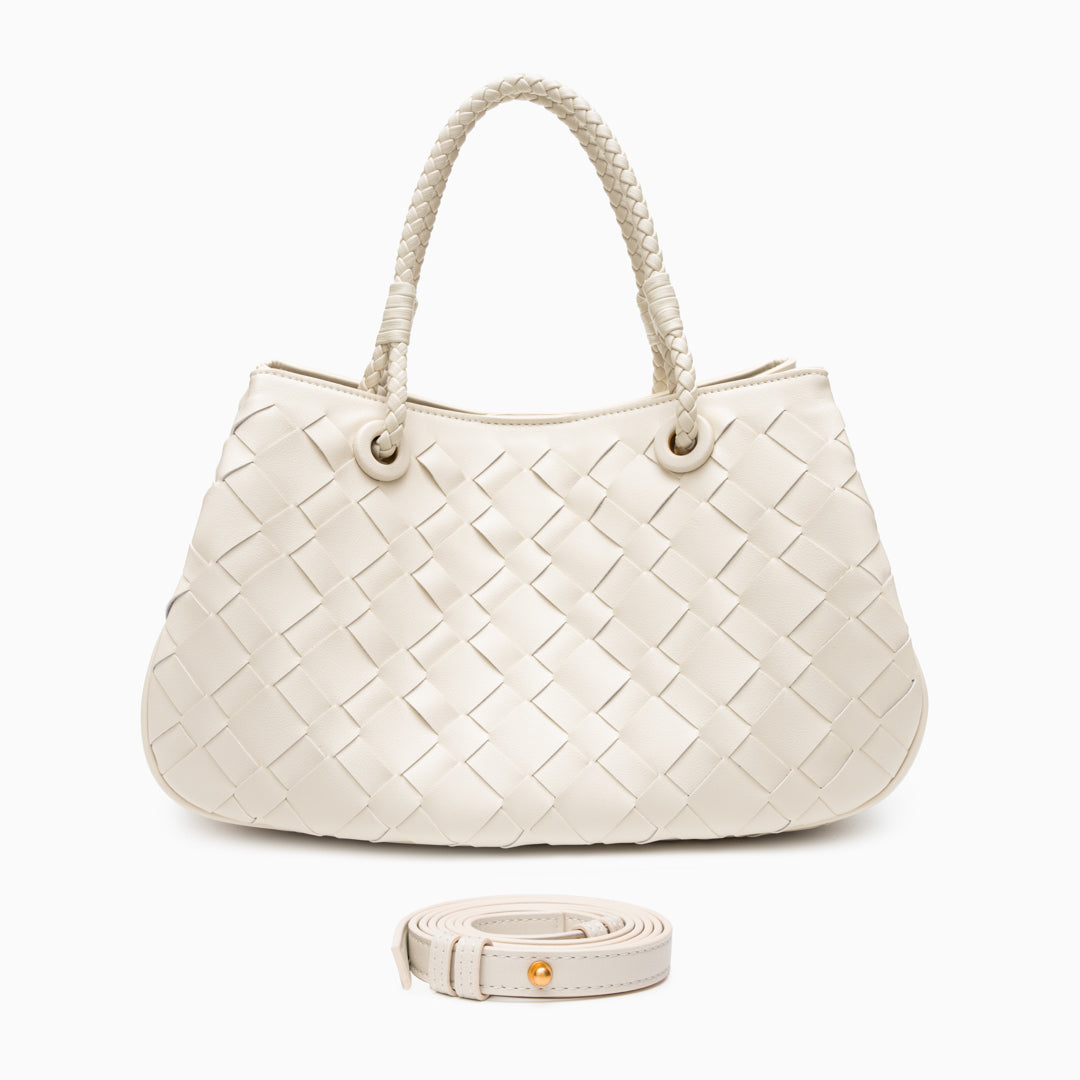 Noire Weave Shoulder Bag