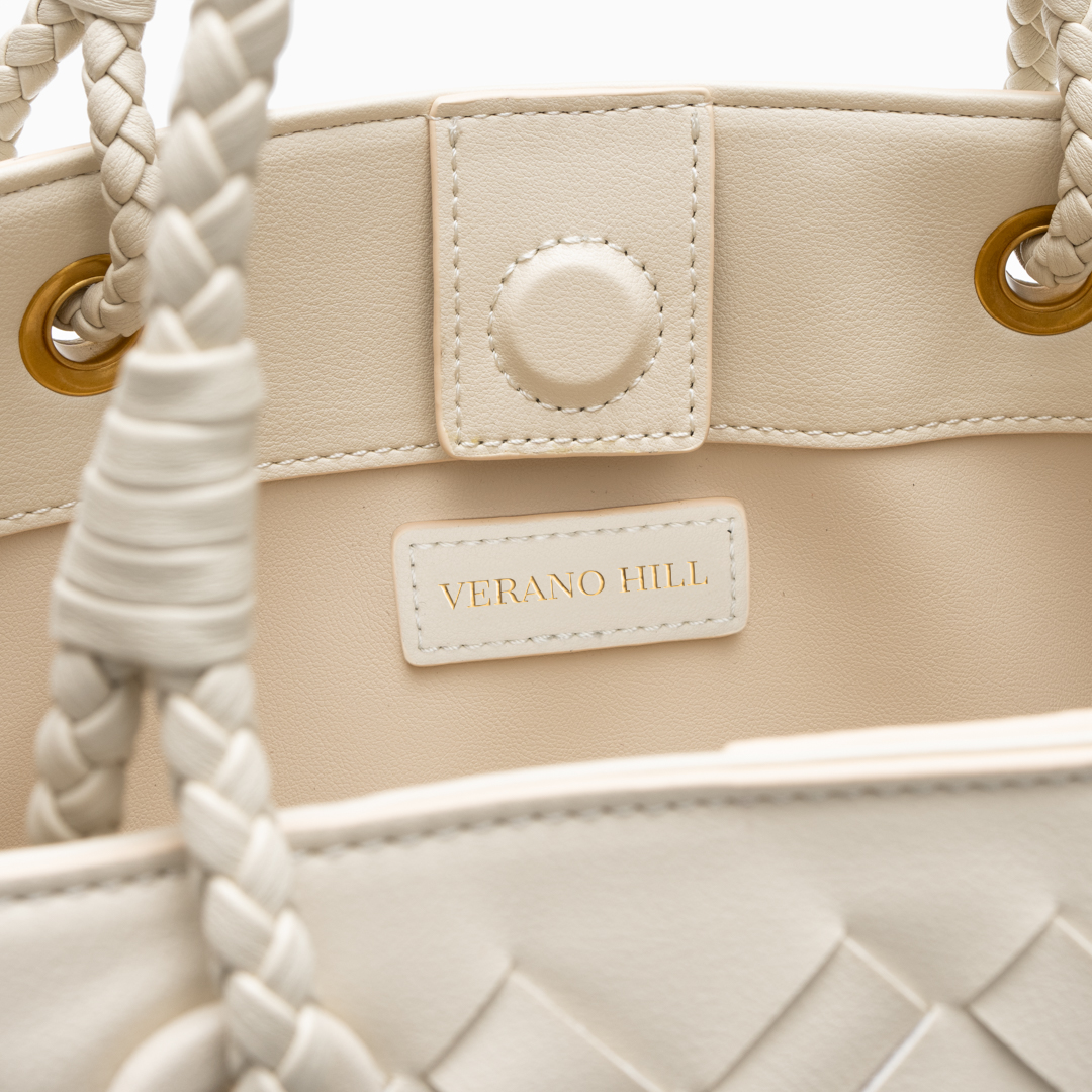 Noire Weave Shoulder Bag