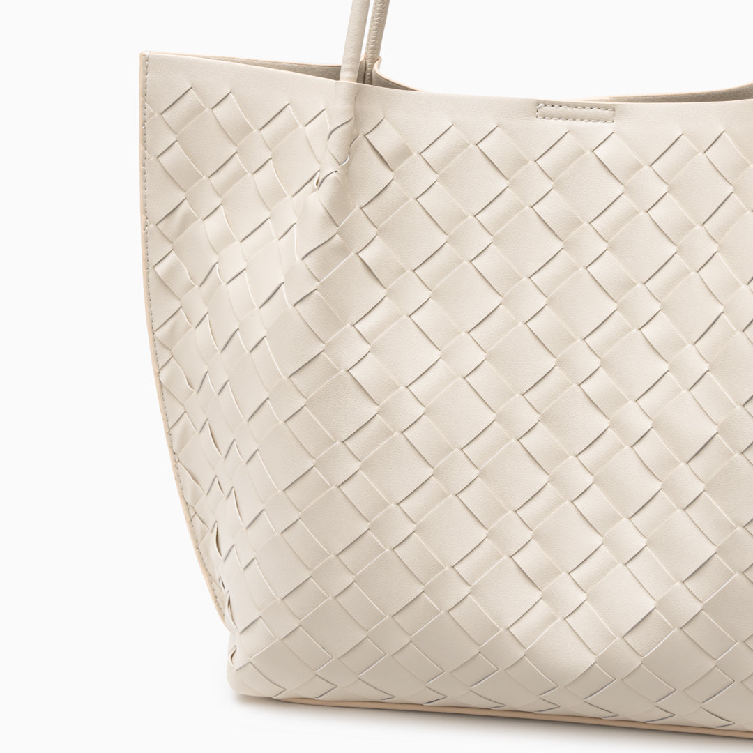 Mila Woven Shoulder Bag