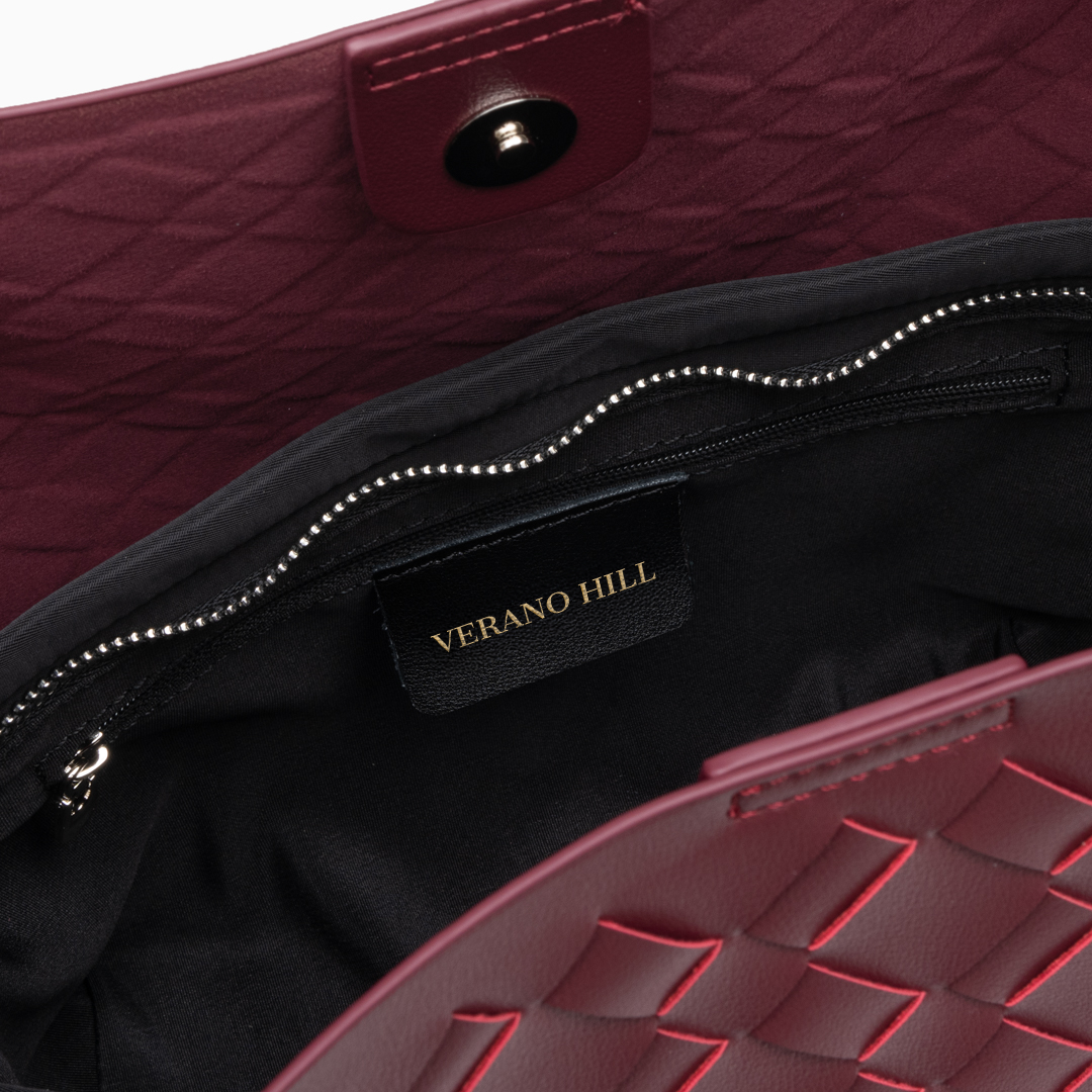 Mila Woven Shoulder Bag
