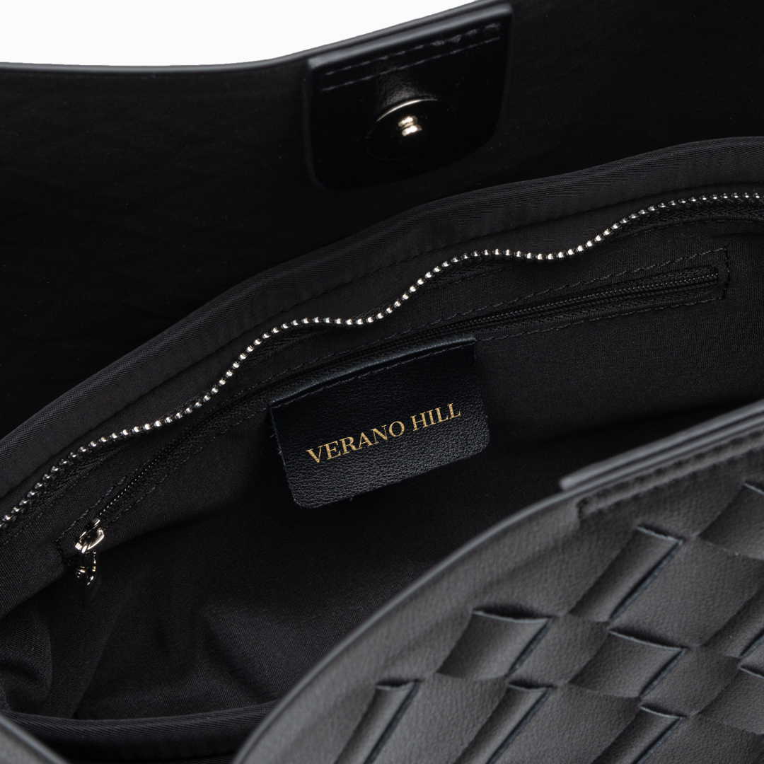 Mila Woven Shoulder Bag