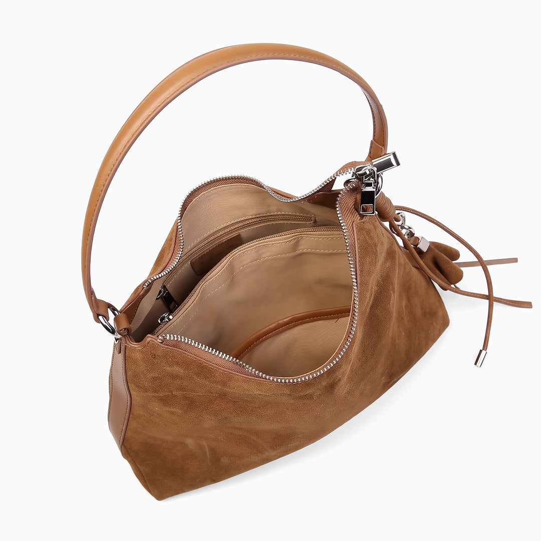 Daphne Suede Shoulder Bag