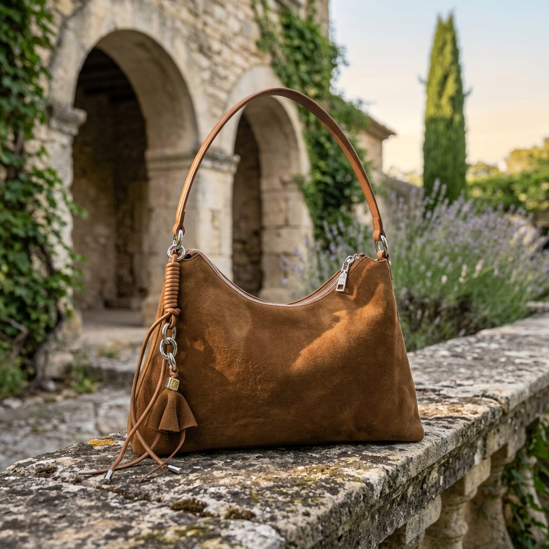 Daphne Suede Shoulder Bag