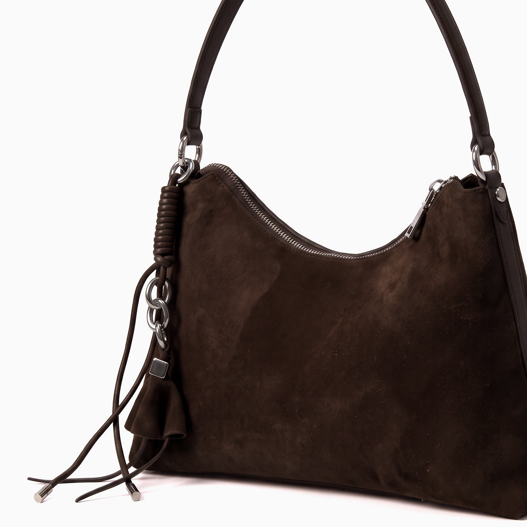 Daphne Suede Shoulder Bag