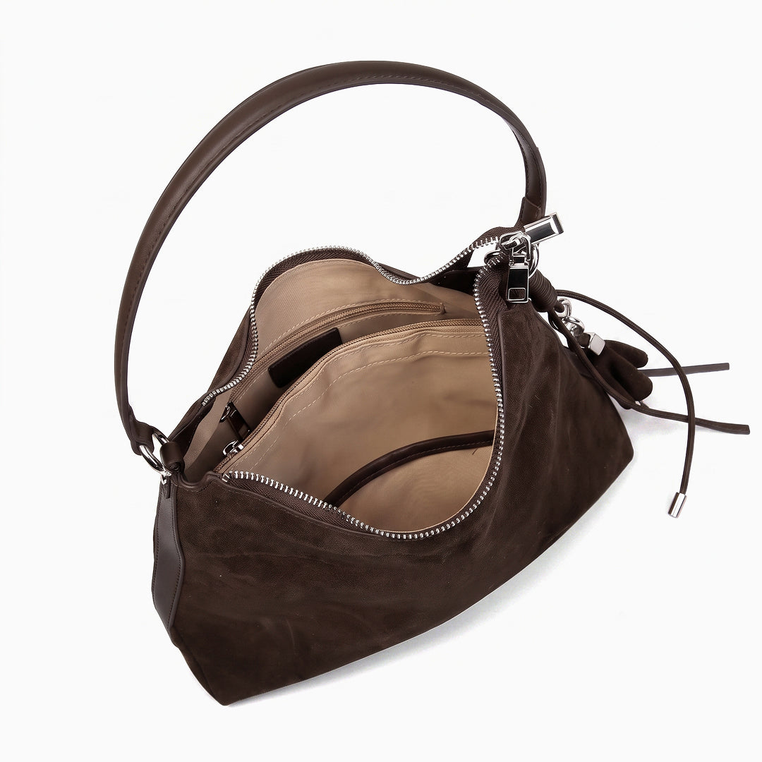 Daphne Suede Shoulder Bag