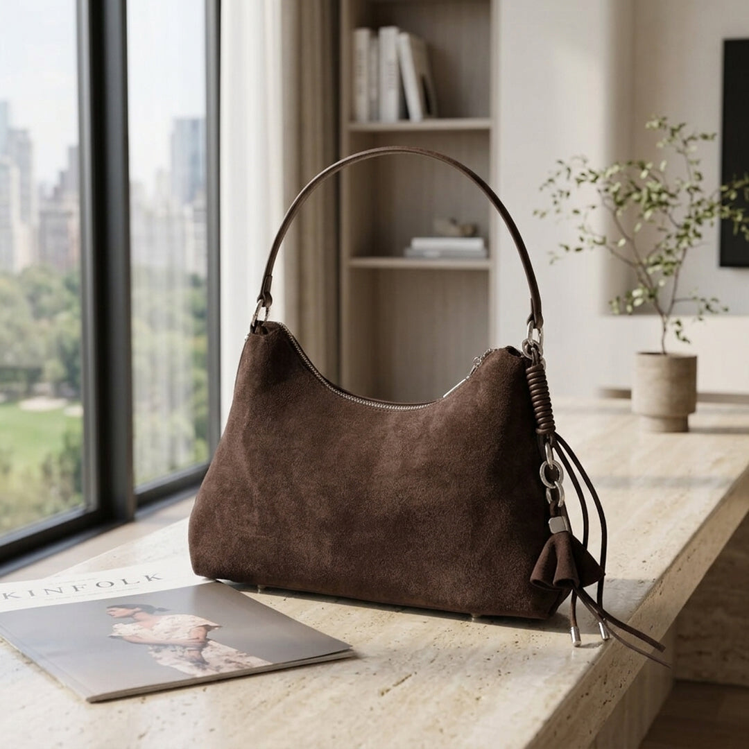 Daphne Suede Shoulder Bag