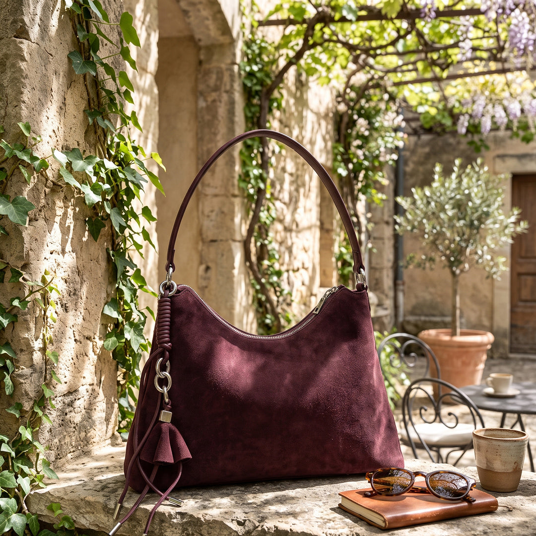 Daphne Suede Shoulder Bag