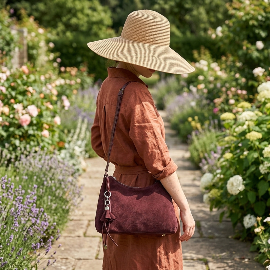 Daphne Suede Shoulder Bag