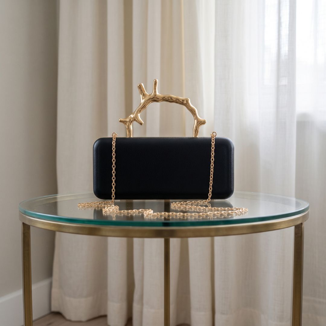 Delphine Box Clutch