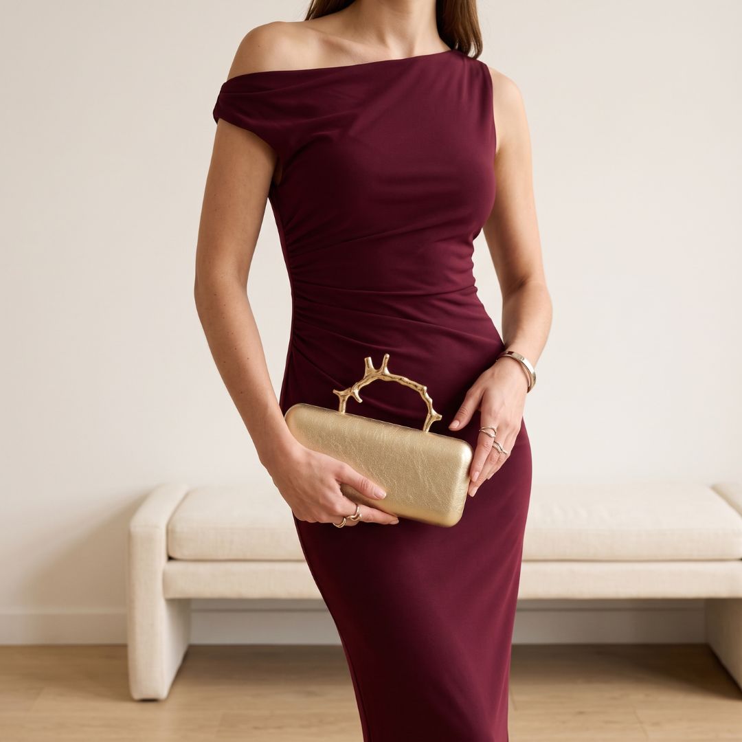 Delphine Box Clutch