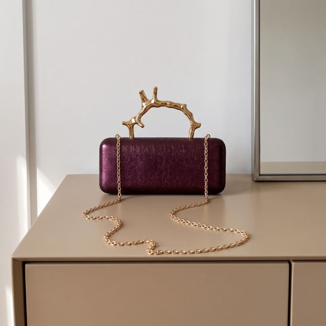 Delphine Box Clutch