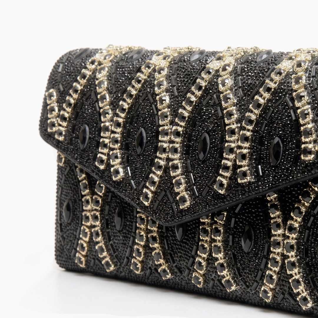Emerald Deco Clutch