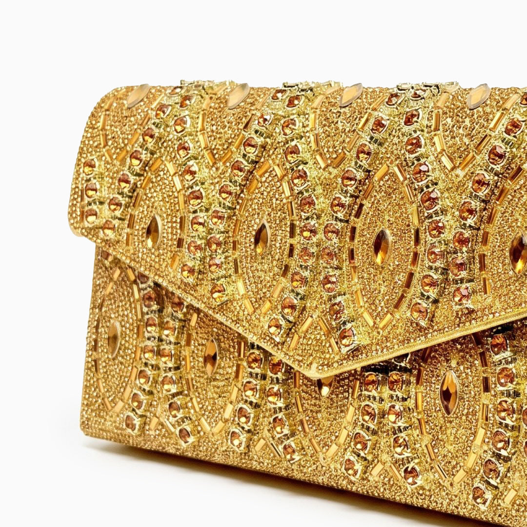 Emerald Deco Clutch