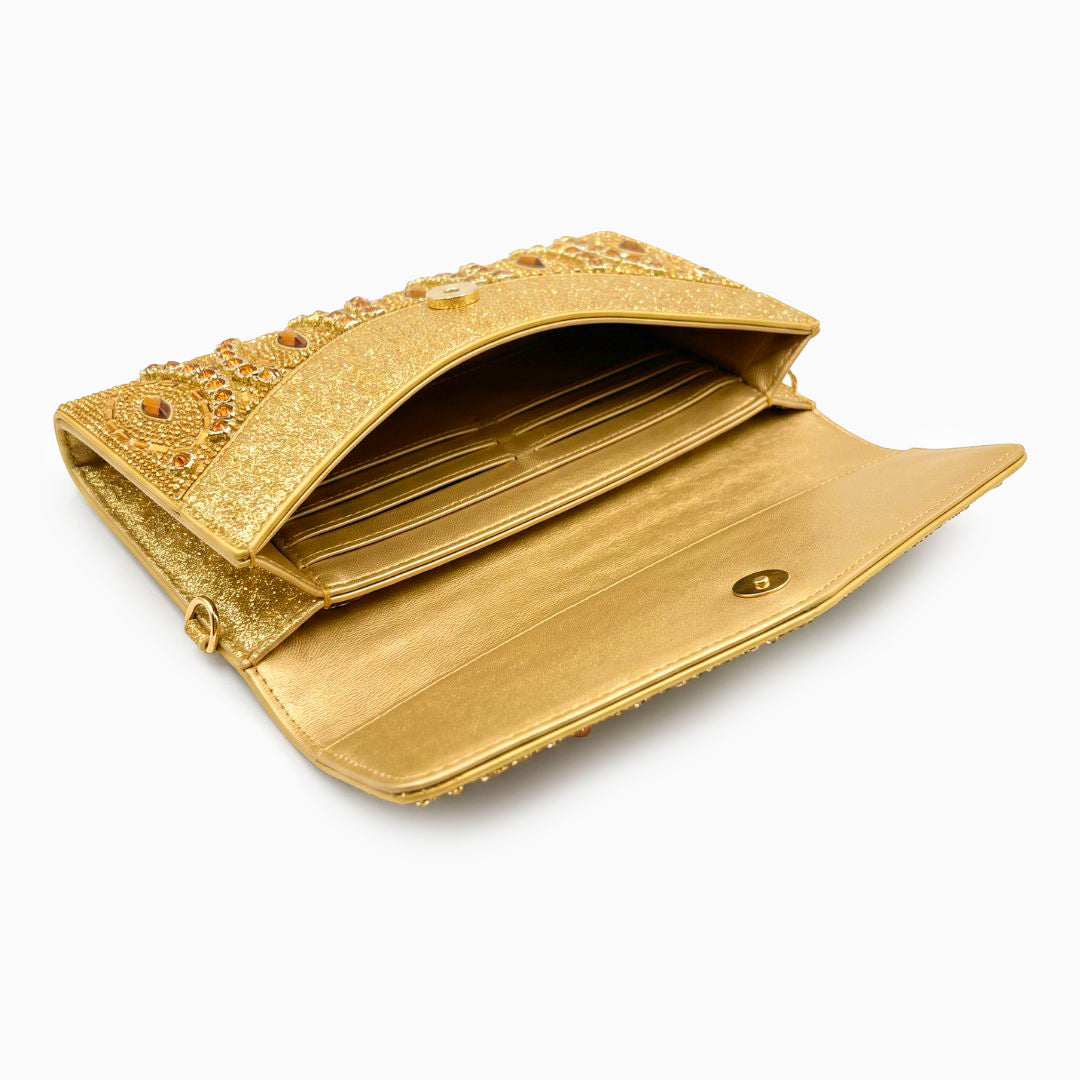 Emerald Deco Clutch
