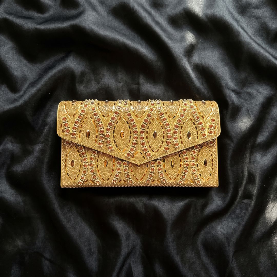 Emerald Deco Clutch