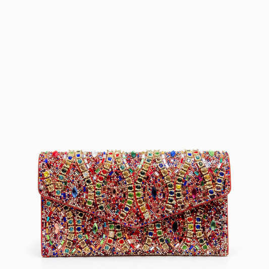 Emerald Deco Clutch