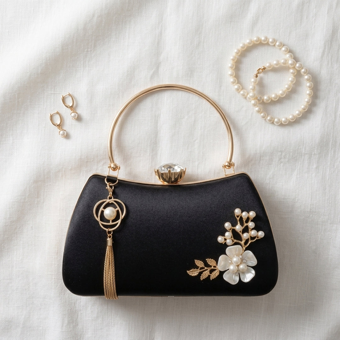 Fleur Pearl Handbag