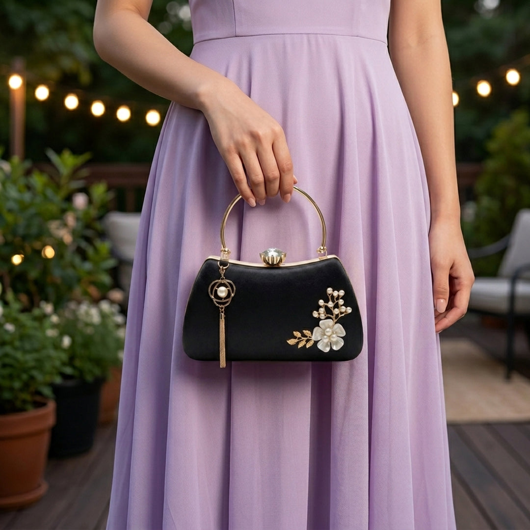 Fleur Pearl Handbag