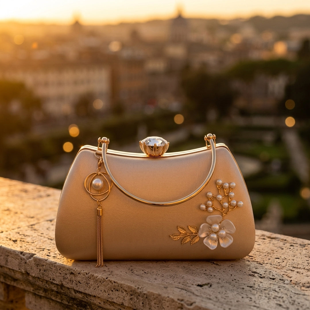 Fleur Pearl Handbag