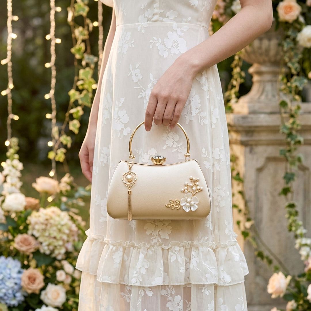 Fleur Pearl Handbag
