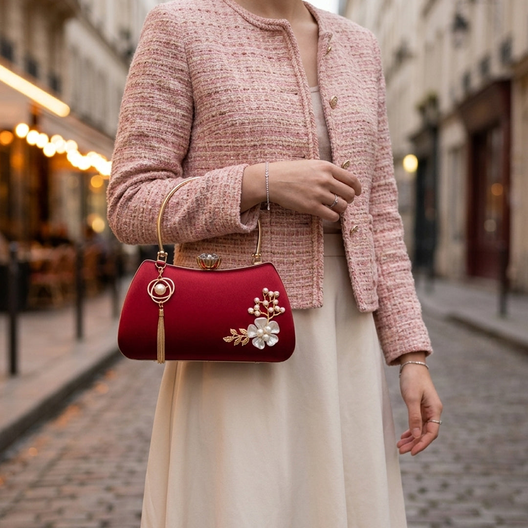 Fleur Pearl Handbag
