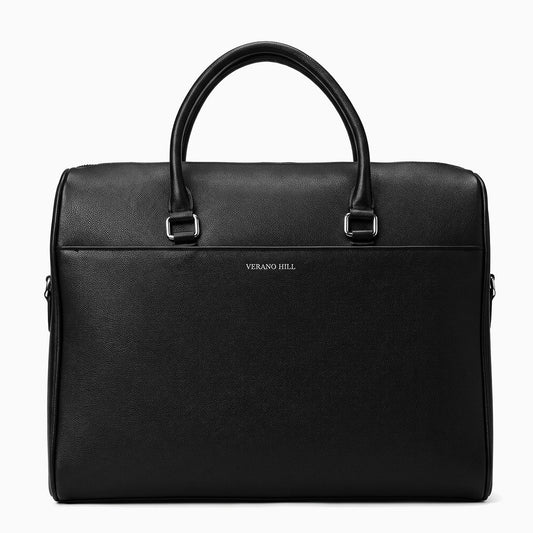 Grained Leather Briefcase