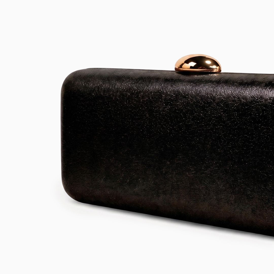 Kyline Metallic Box Clutch