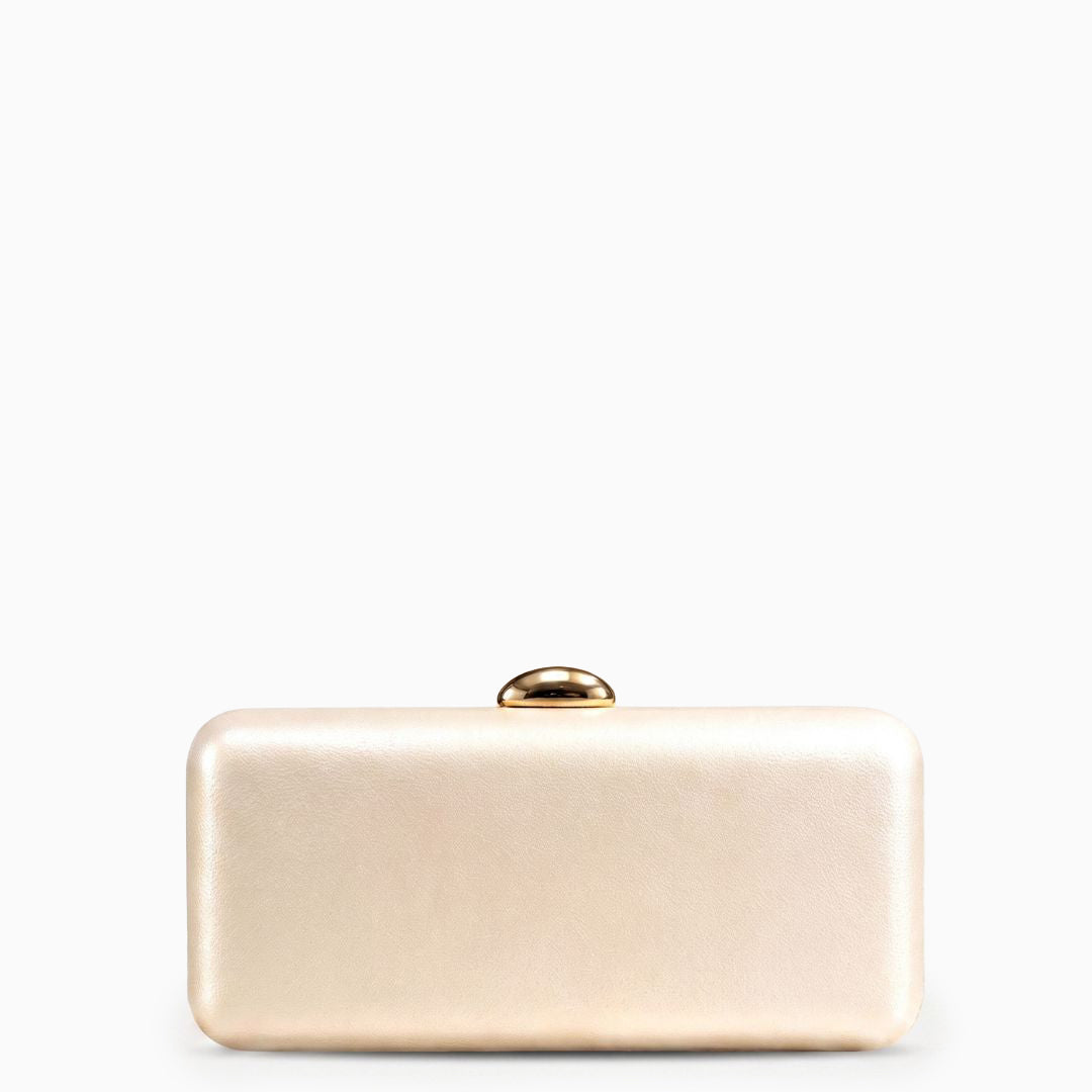 Kyline Metallic Box Clutch