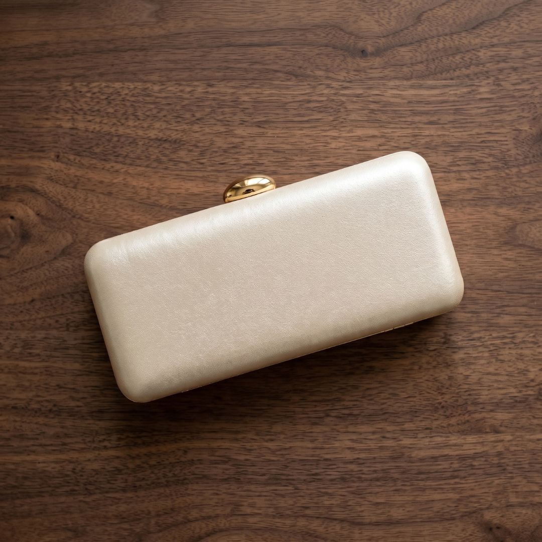 Kyline Metallic Box Clutch