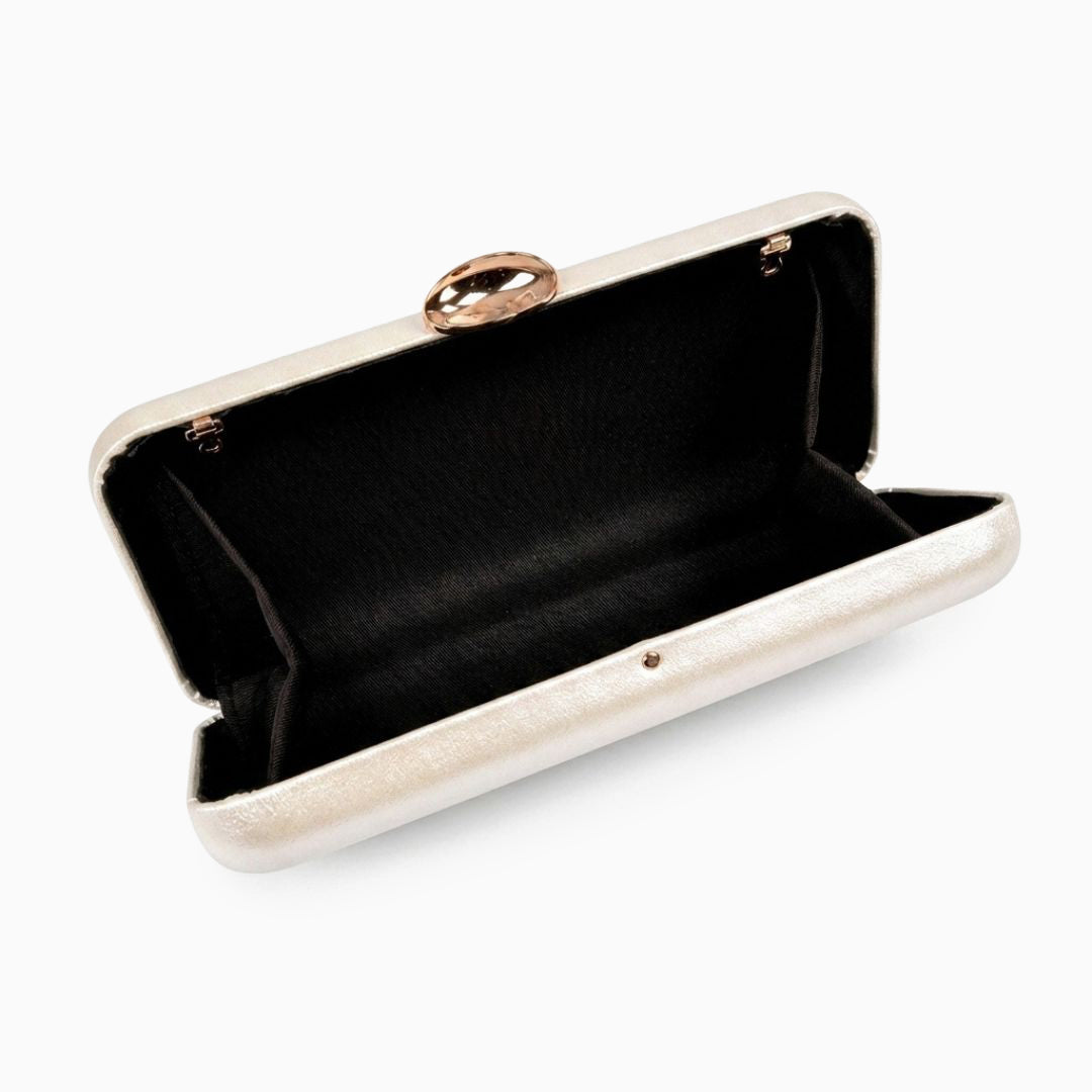 Kyline Metallic Box Clutch