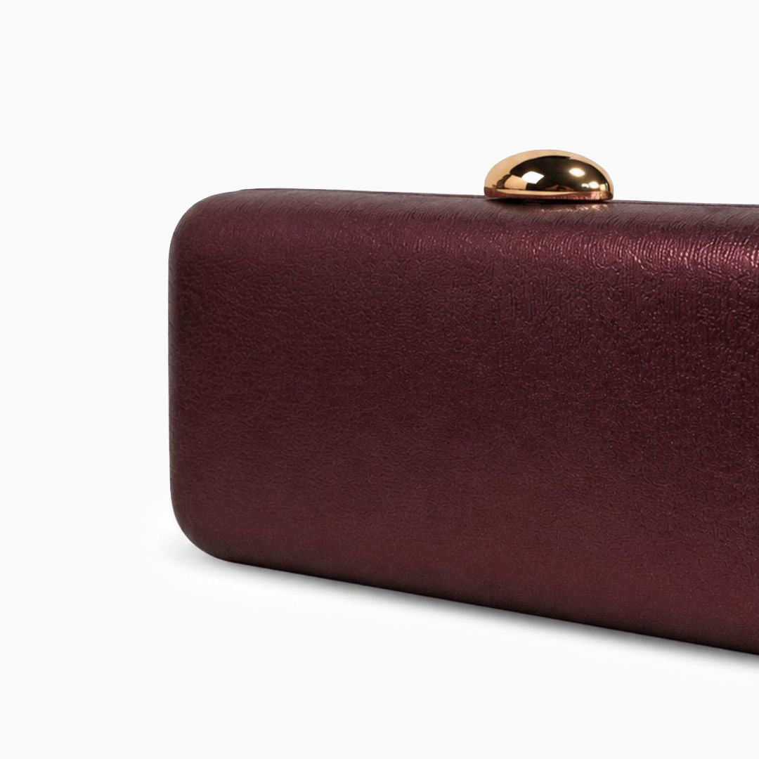 Kyline Metallic Box Clutch