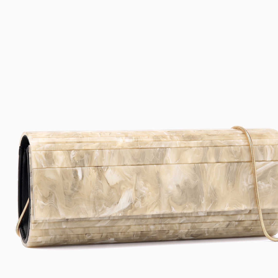Marmorine Box Clutch